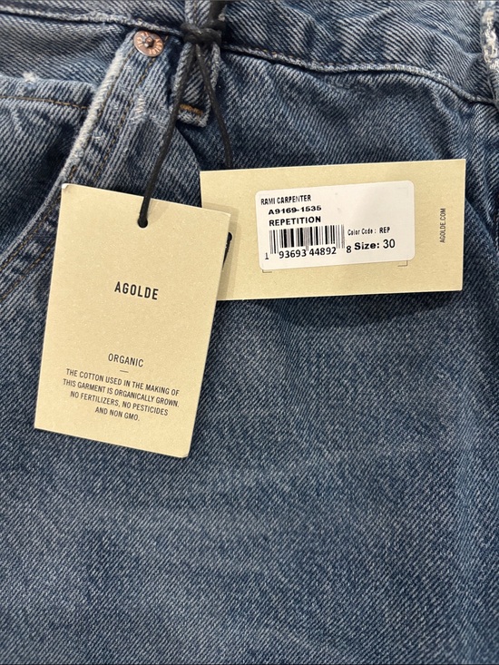 Agolde Denim - Agolde Repetition Rami Carpenter Jeans - Mid Blue Wash